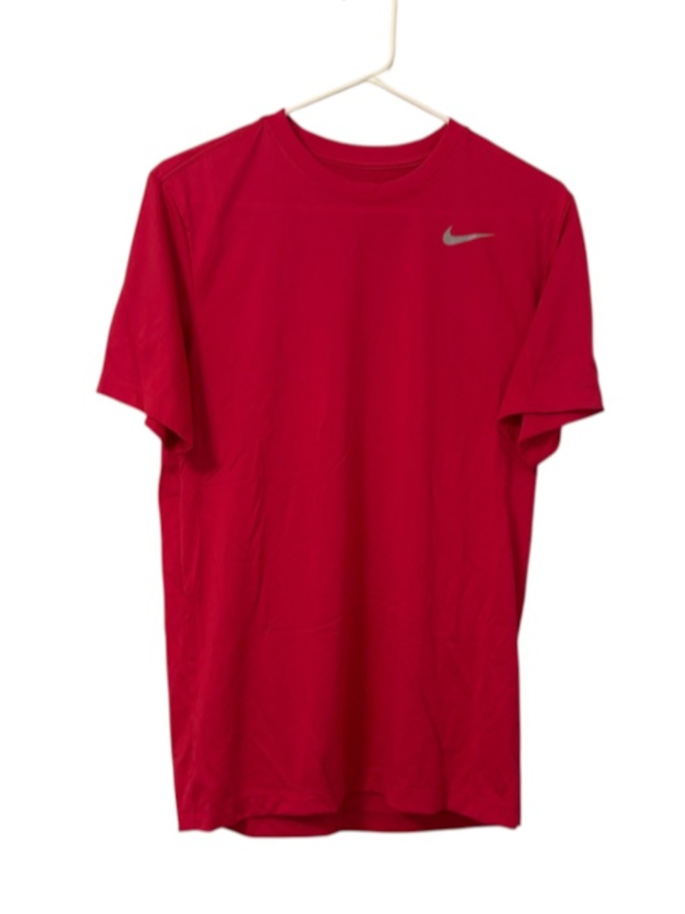 Nike Pink Swoosh Logo Athletic Tee